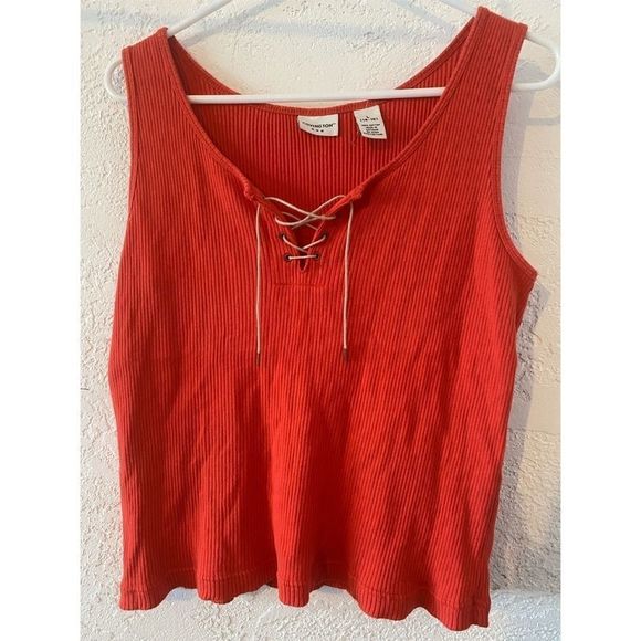 Covington Tops - Covington Lace Up Tank Top (L) 14-16